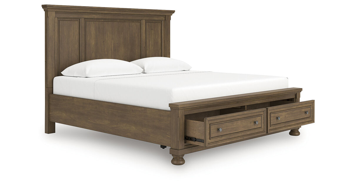 Vandenmore King Panel Storage Bed