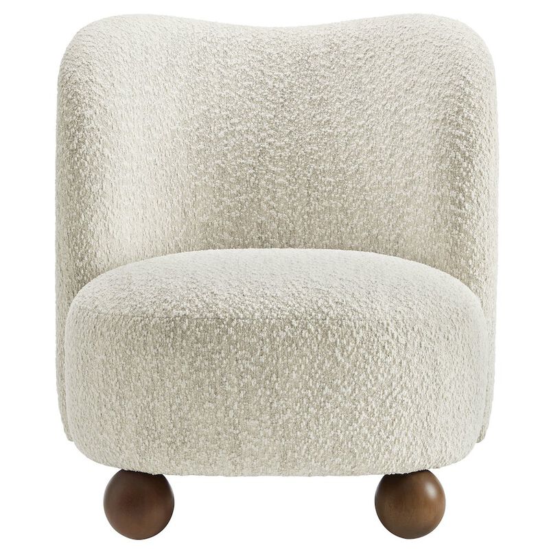 Monroe Boucle Fabric Accent Chair image number 5