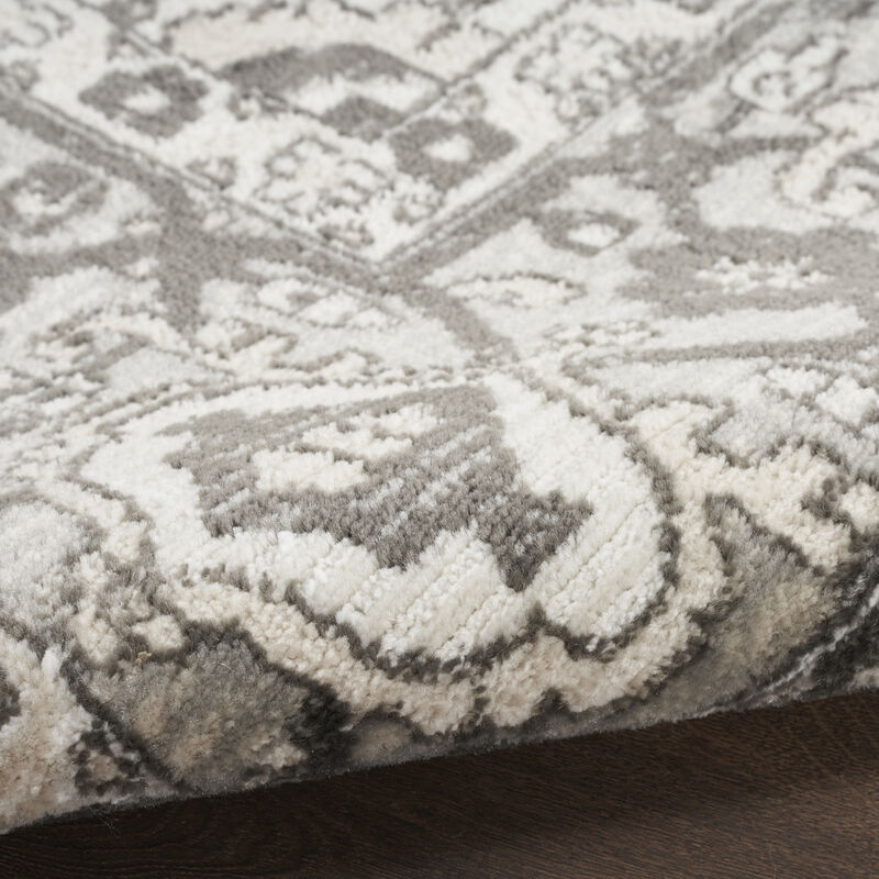 Quarry QUA05 Gray 2'2" x 7'6" Rug image number 3