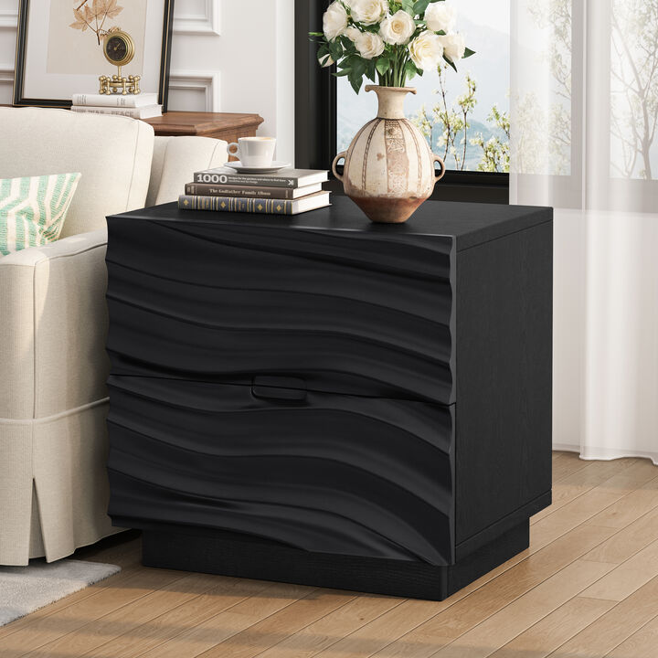 Zatsuk Solid Wood Nightstands