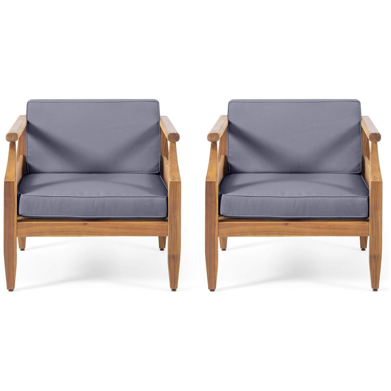 Merax Outdoor 4 Seater Chat Set with Cushions