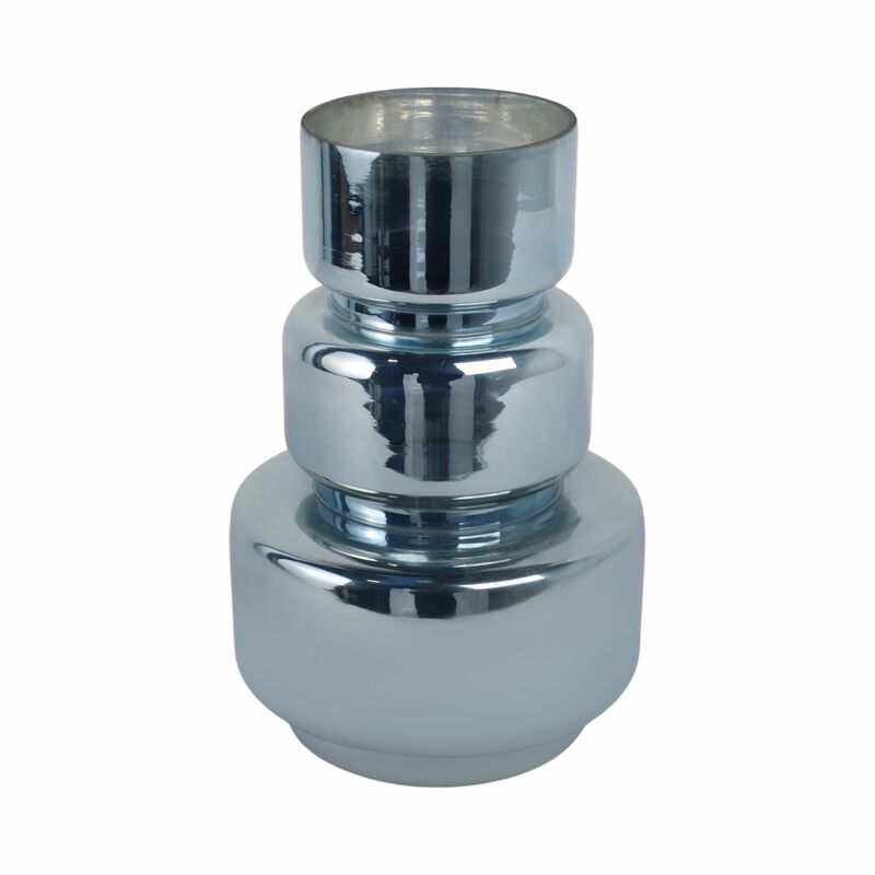 12" Stacked Cylinder Vase image number 2