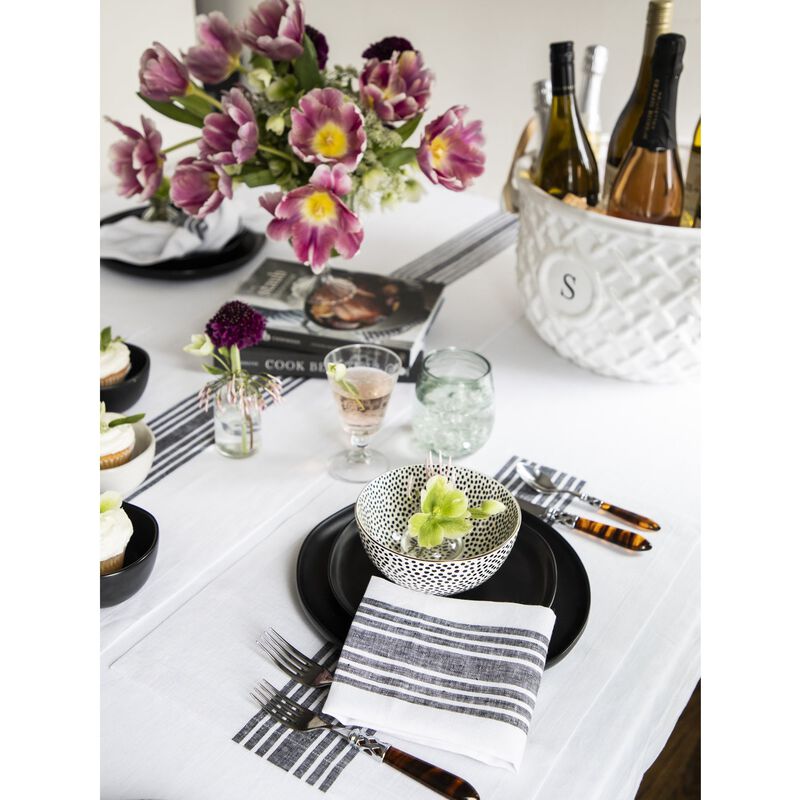 Christmas Linen Placemats 14 x 19 in Set of 4 - Farmhouse, Solino Home