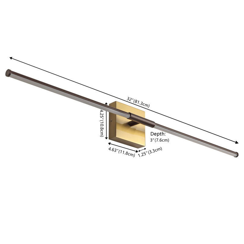 Makena Dimmable Integrated LED Metal Wall Sconce