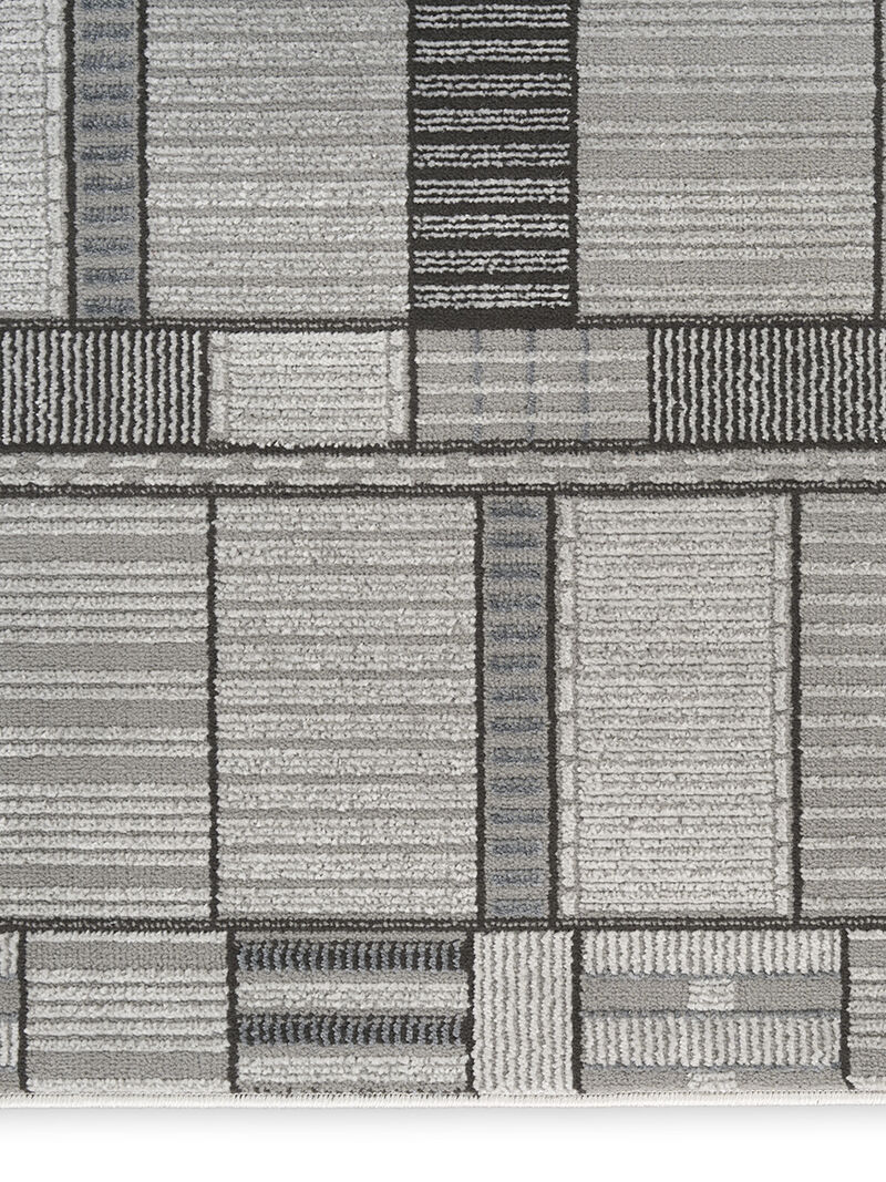 Nordic NRC04 Black/Gray 8' x 10' Rug