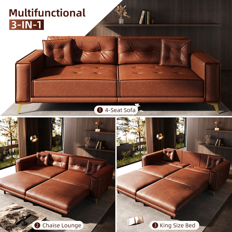 Tugnir 92.1" Pull Out Sofa Bed image number 6