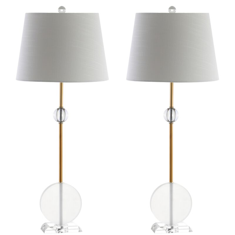 Spencer Crystal/Metal LED Table Lamp