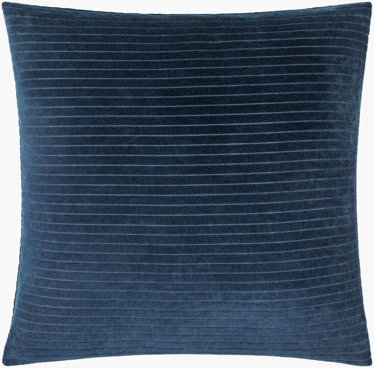 Cotton Velvet Stripes Accent Pillow