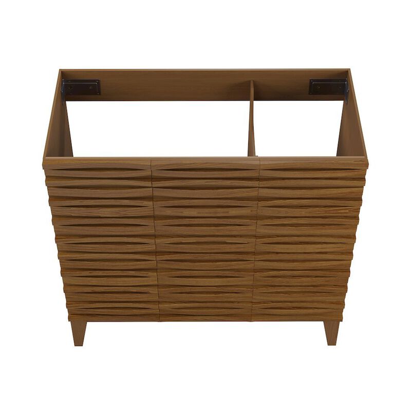 Swiss Madison Cascade 36" Bathroom Vanity in Black Cabinet Only image number 3