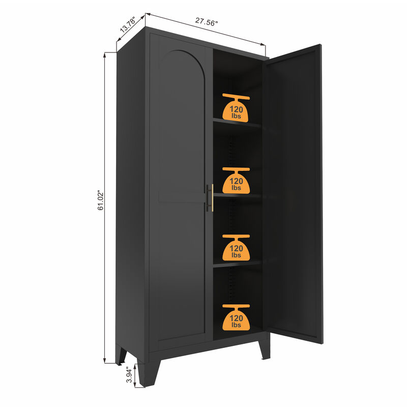 Kegjot 61'' Metal Storage Cabinet image number 3
