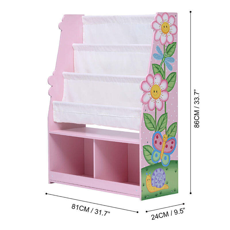Magic Garden Kids Display Bookshelf with Storage, Multi image number 4