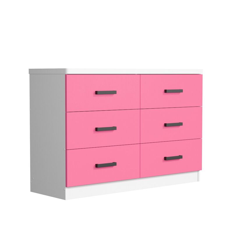 Woodpeckers Furniture And Mattress Double Dresser 6 Drawer.