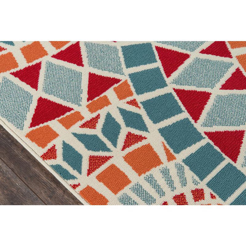 Momeni Contemporary Rectangle Area Rug, Multi, 1'8 X 3'7