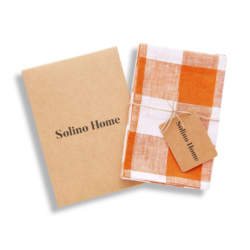 Linen Kitchen Towels - Buffalo Check image number 2