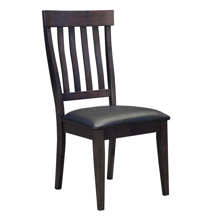 Belen Kox Upholstered Slatback Dining Chair - Warm Grey (Set of 2), Belen Kox