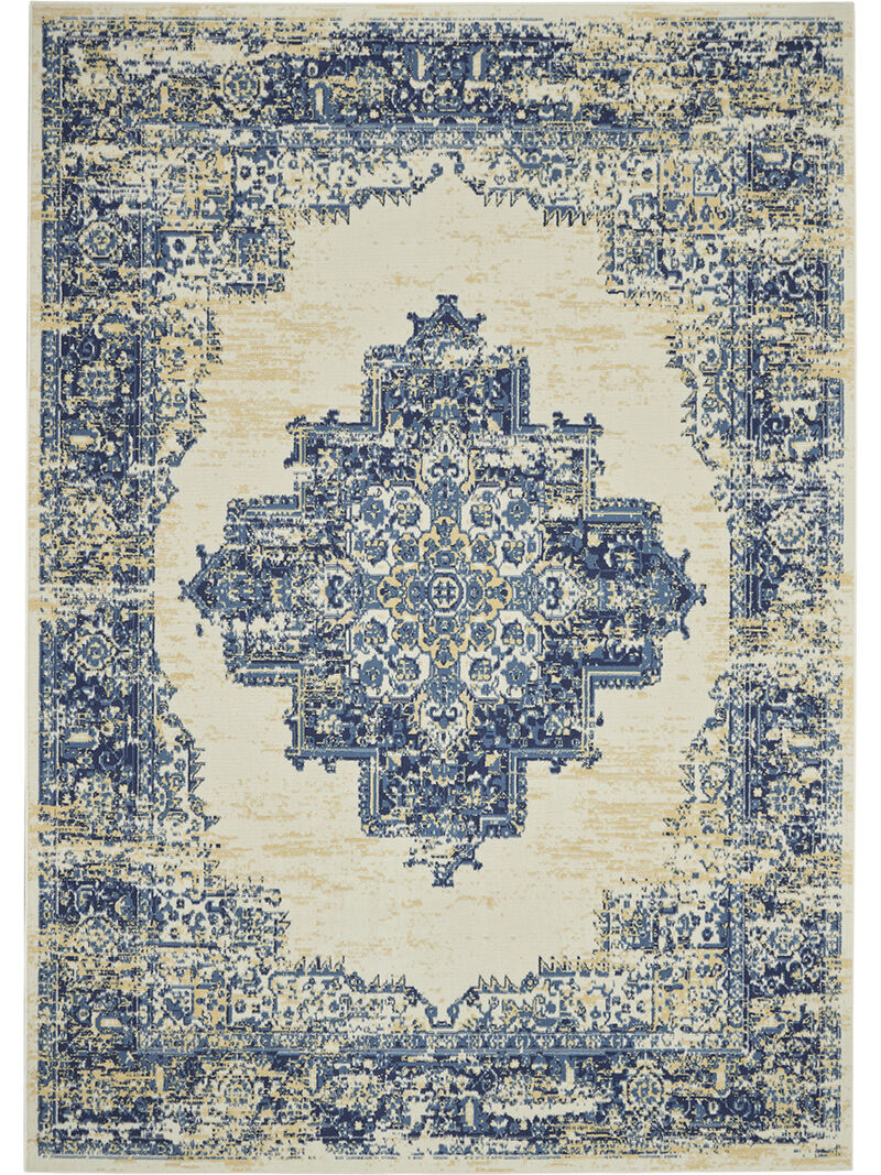 Grafix GRF14 White 8' x Round Rug