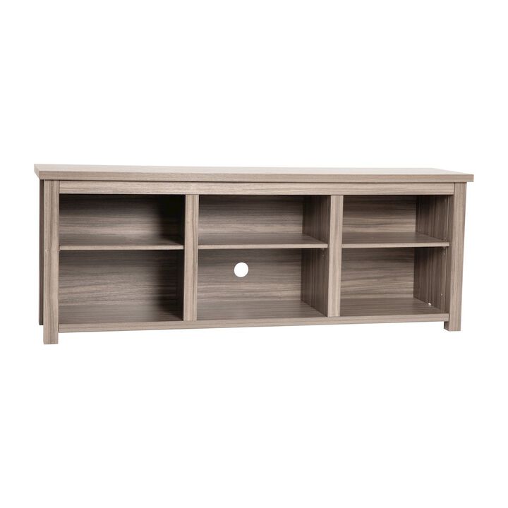 Flash Furniture Farmhouse TV Stand up to 80" TVs - 65" Engineered Wood in Gray Wash Oak Finish