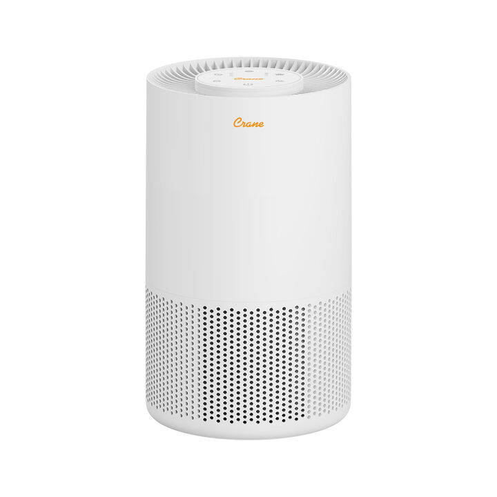 Crane True HEPA Air Purifiers for Home, Up To 250 Sq Ft, with Sleep Timer, Child Lock, Aroma Tray