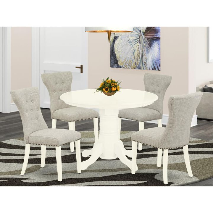 Dining Room Set Linen White