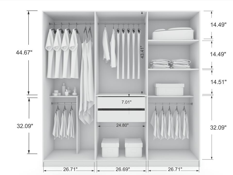 Gramercy White Wardrobe