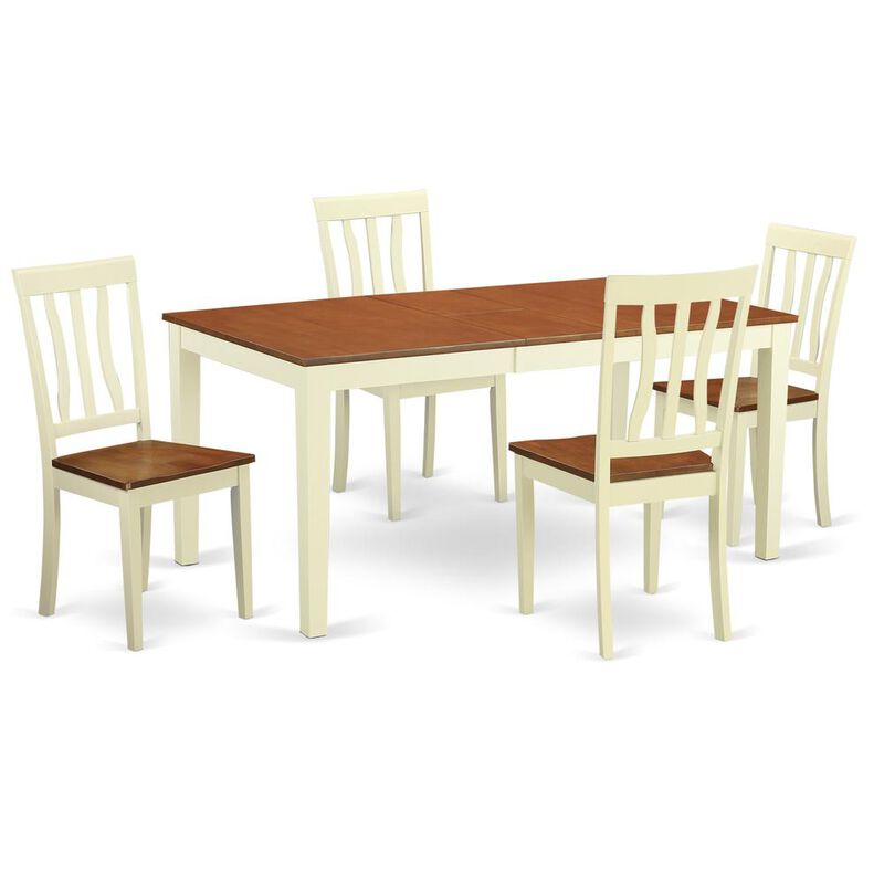 5 Pc dinette Table set -Table and 4 Dining Chairs