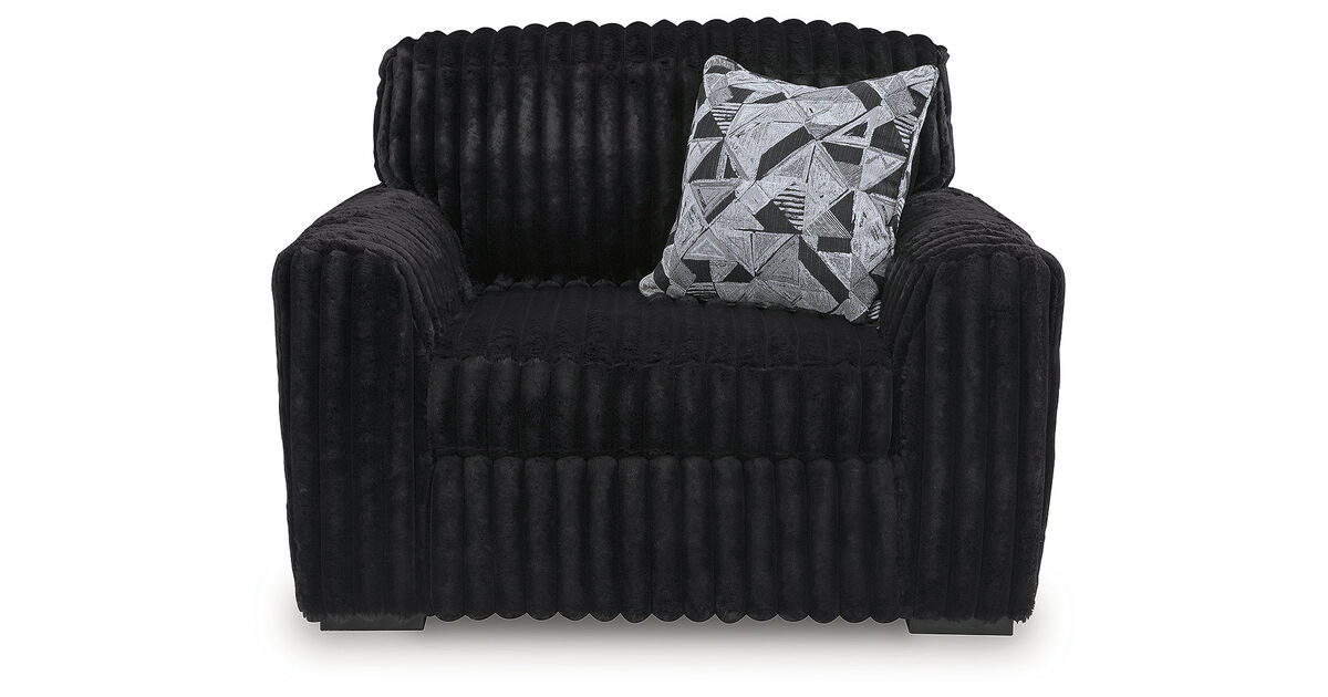 Midnight-Madness Oversized Chair