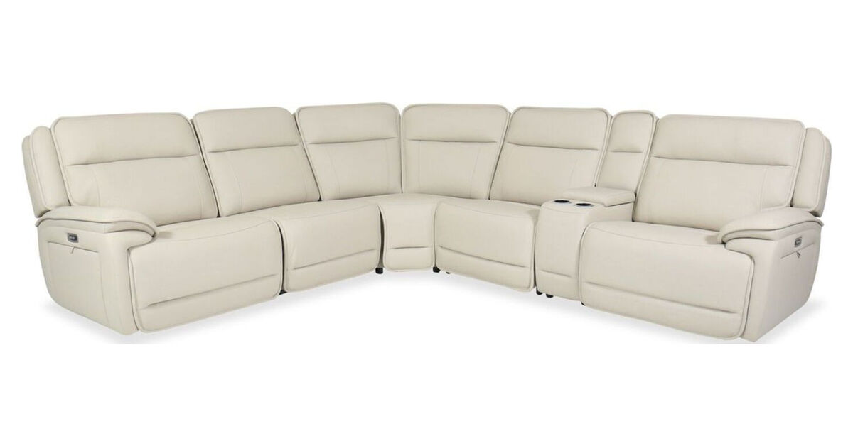 Double Deal 6-Piece Dual Power Sectional with Console