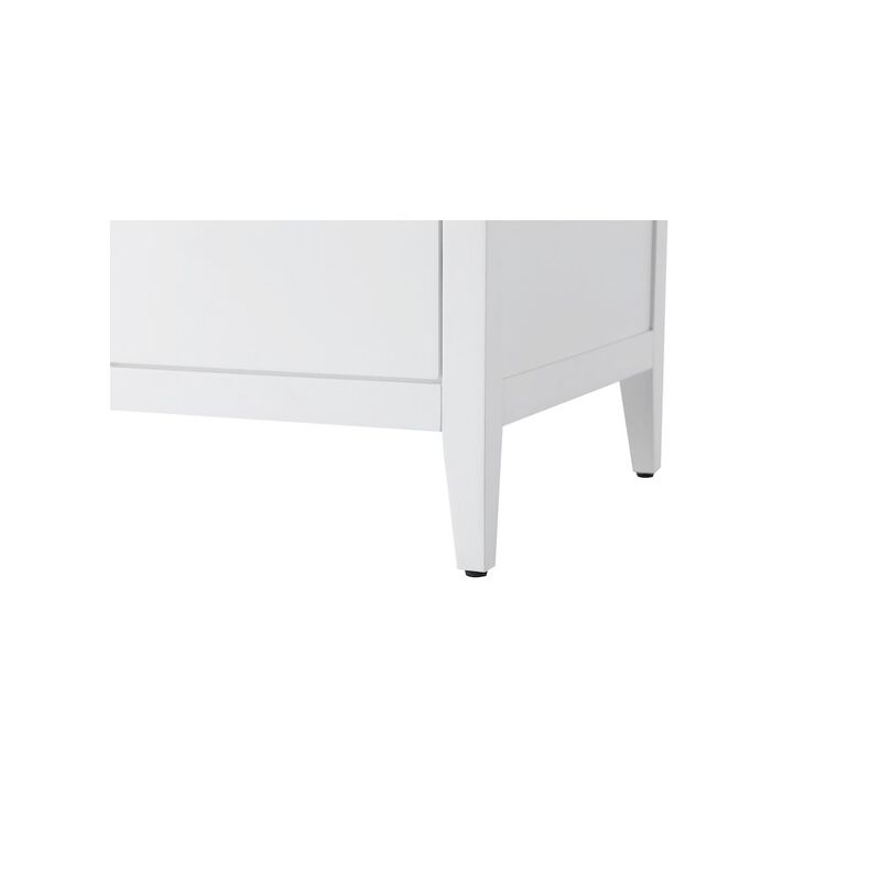 Elegant Kitchen and Bath 30 Inch Single Bathroom Vanity In White