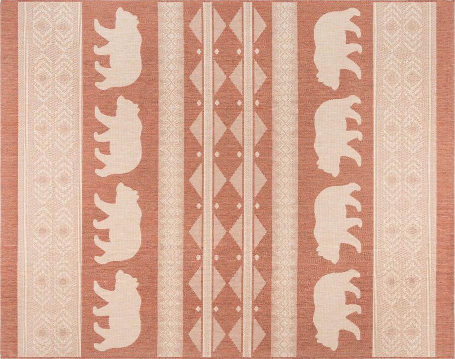 Gertmenian Indoor Outdoor Area Rug, Classic Flatweave, Washable, Stain & UV Resistant Carpet, Deck, Patio, Poolside & Mudroom, 9