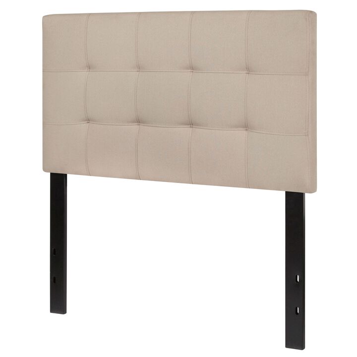 Twin Size Modern Fabric Upholstered Headboard for Contemporary Bedroom Style and Comfort