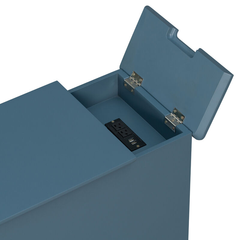 Merax Classic Multifunctional End Table with USB Ports