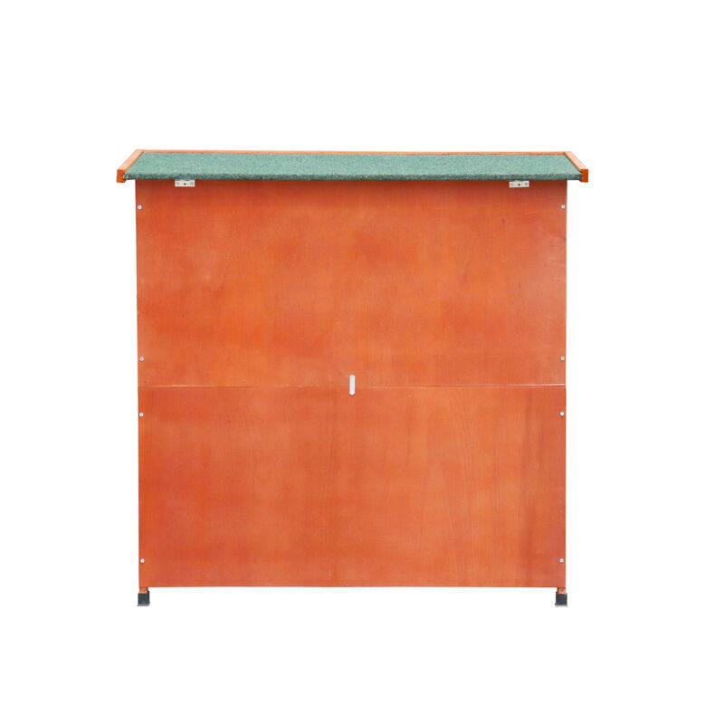 Streamdale 2-Story Outdoor Rabbit Hutch with Run & Removable Trays image number 7