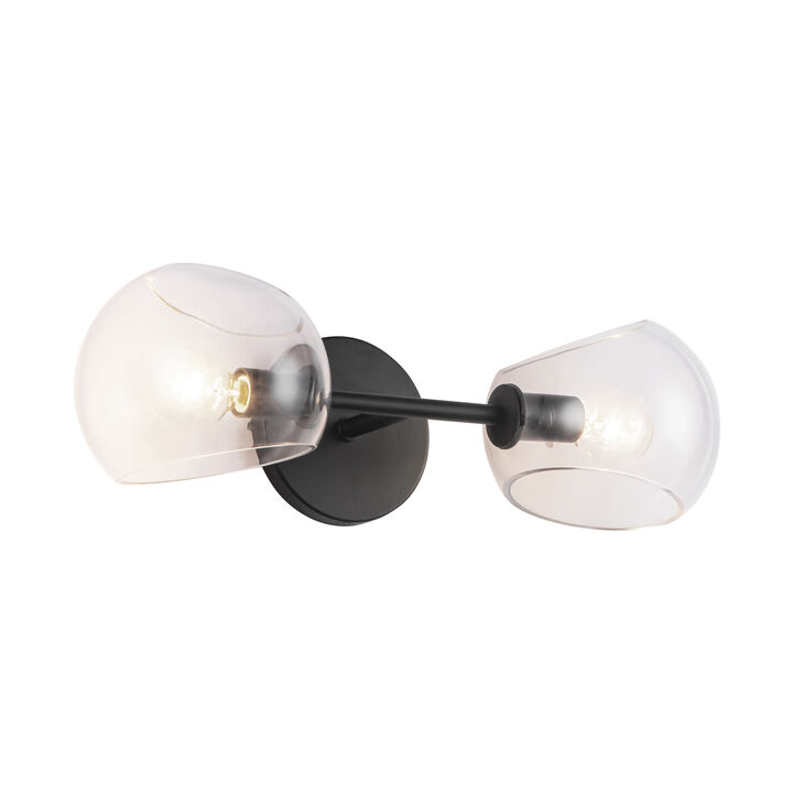 Willow 17-in 2 Lights Damp-Rated Wall/Vanity Light