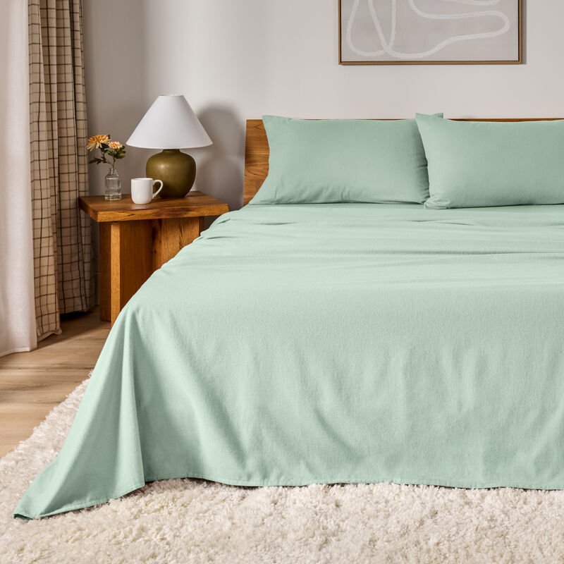 Soft & Cozy 100% Cotton Flannel Sheet Set image number 3