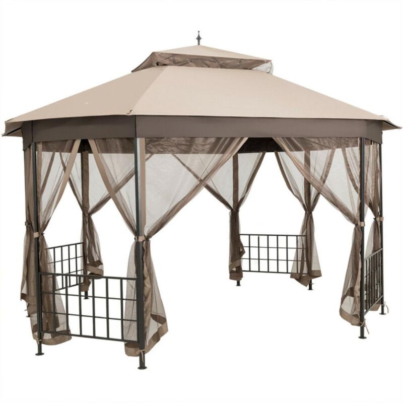 Hivvago 10' x 12' Octagonal Patio Gazebo