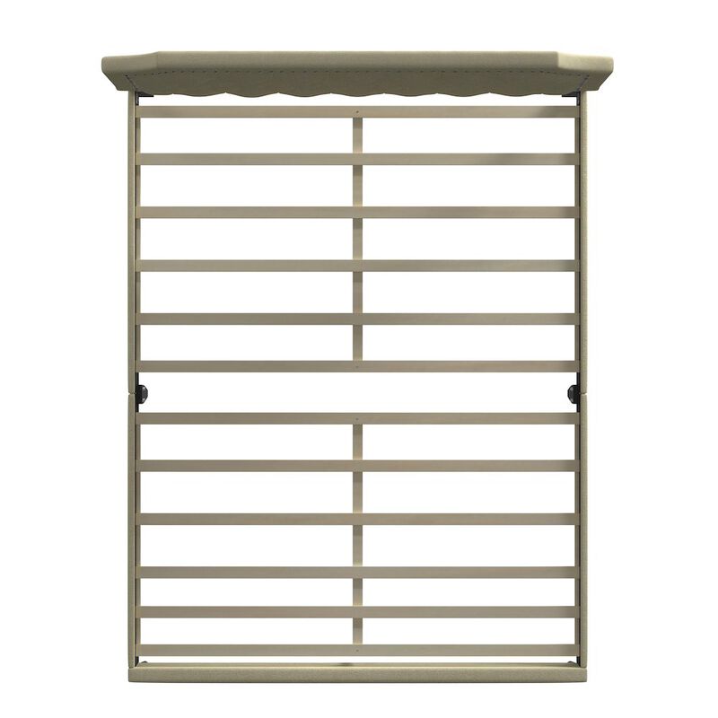 Rize Home Hanfield Queen Platform Bed Beige image number 3
