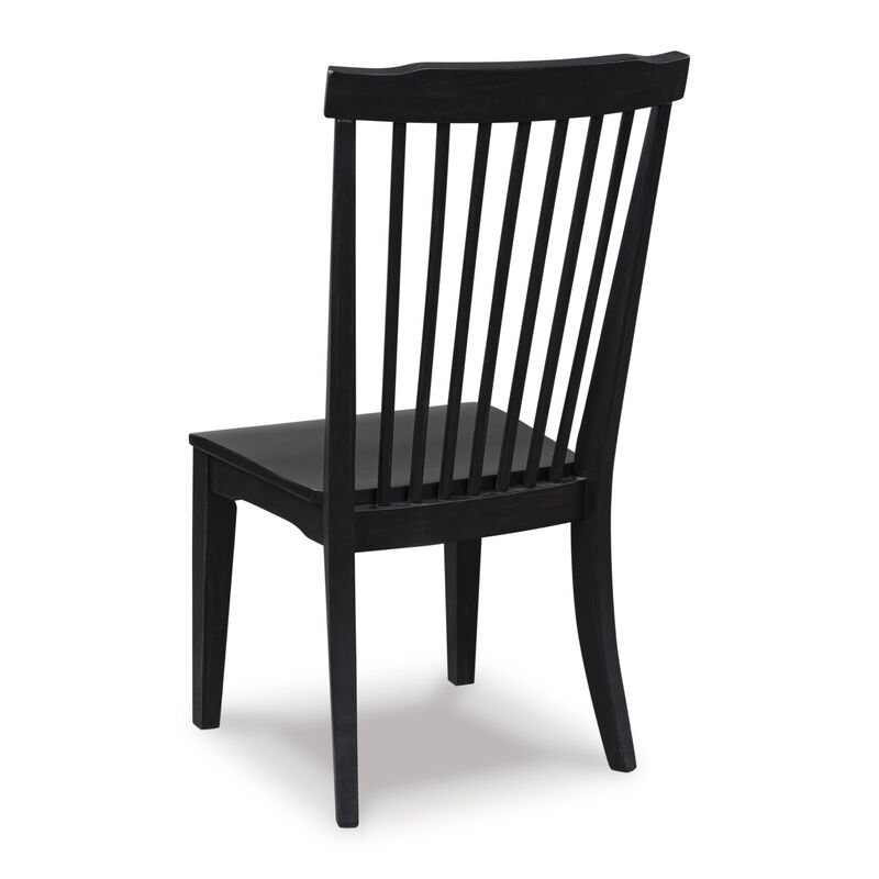 Chatworth Black Rack Back Side Chair