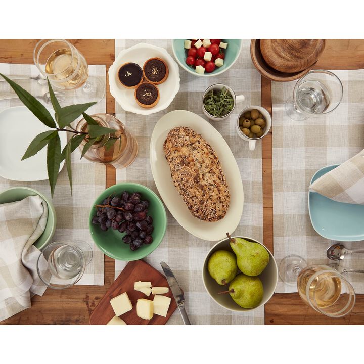 Linen Table Runner - Buffalo Check