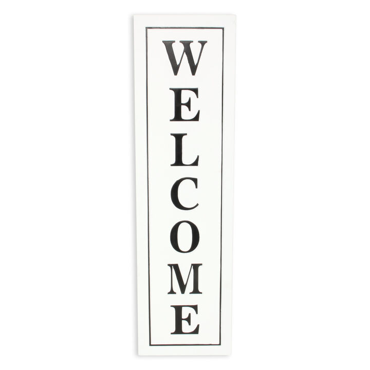 HomeRoots Welcome Metal Wall Decor