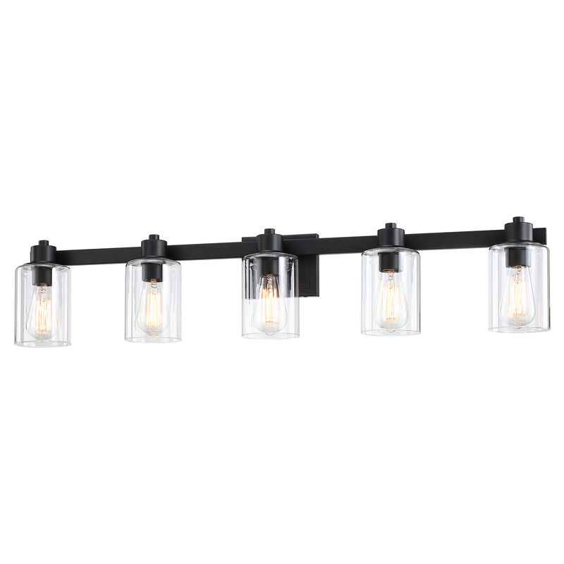 40.6" Modern 5-Light Dimmable Indoor Wall Sconce image number 0