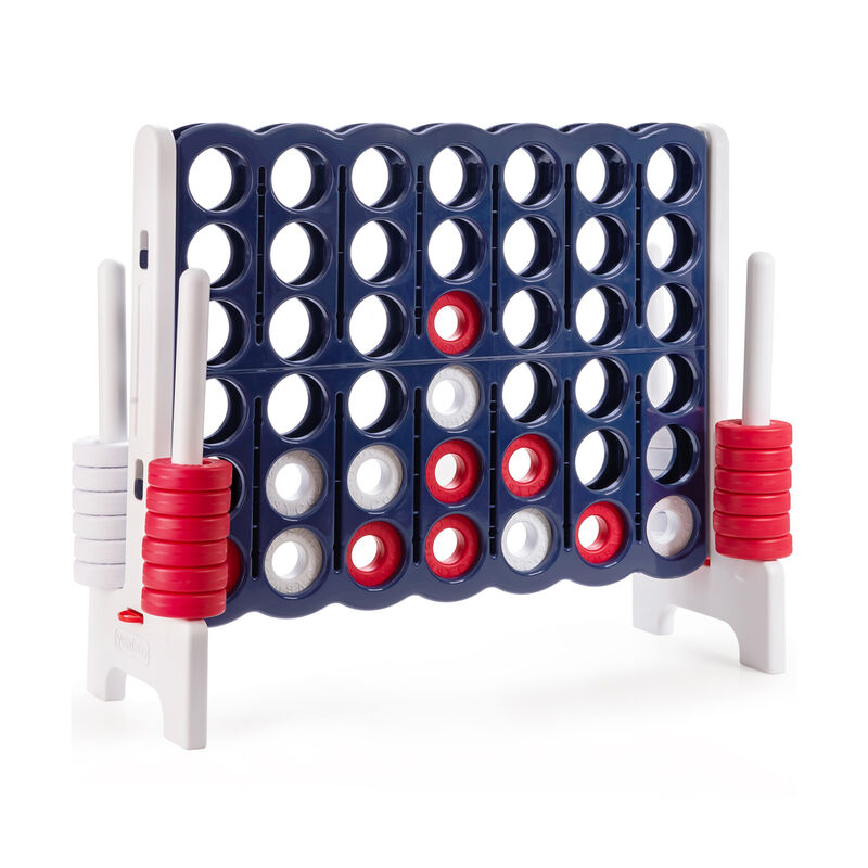 4-in-a-Row Jumbo Game Set for Family Fun, Parties, and Holidays image number 0