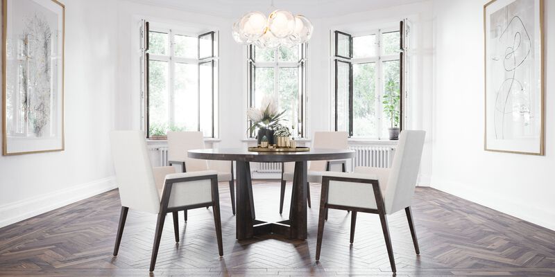 Modern Round Dining Table image number 6