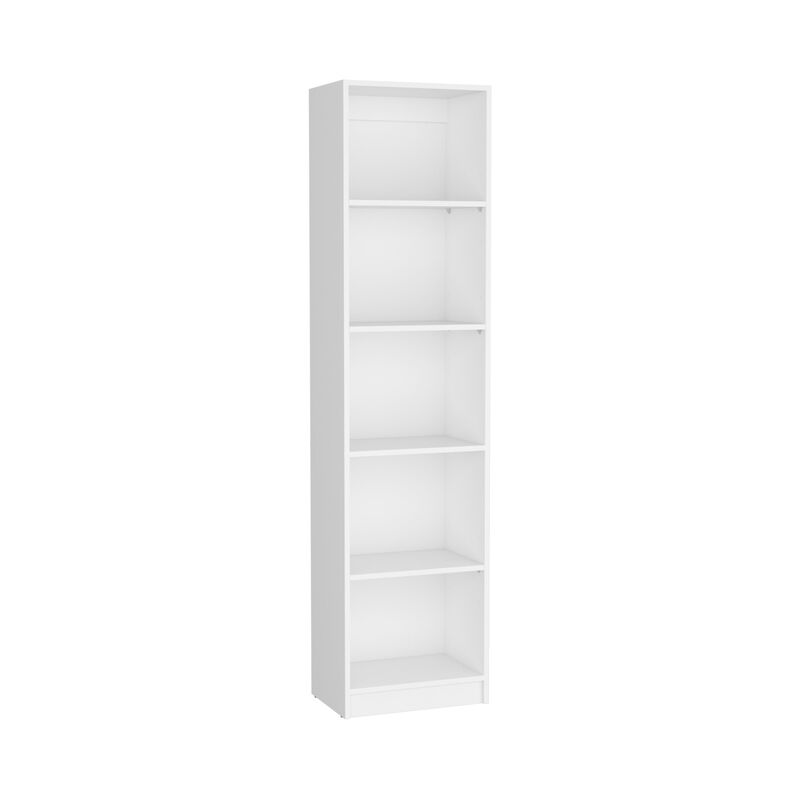 DEPOT E-SHOP Vinton XS Bookcase Compact Bookshelf with Multiple Shelves, White