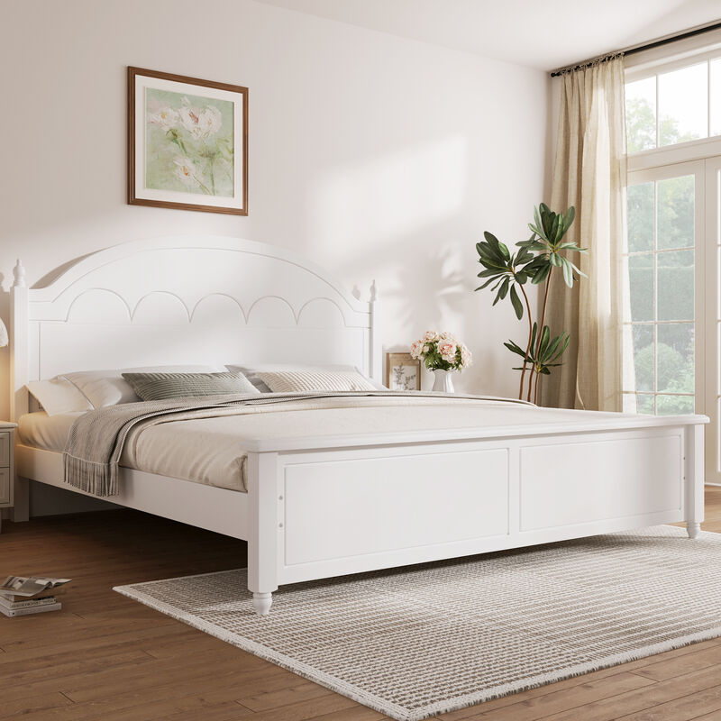 Upholstered Platform Bed image number 3