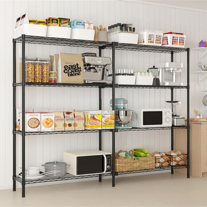 Adjustable Storage Shelves Versatile and Space-Saving Organizer for Home, Office, or Garage Use
