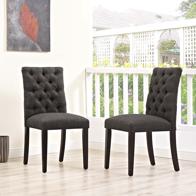 Duchess Dining Chair Fabric Set of 2 image number 4