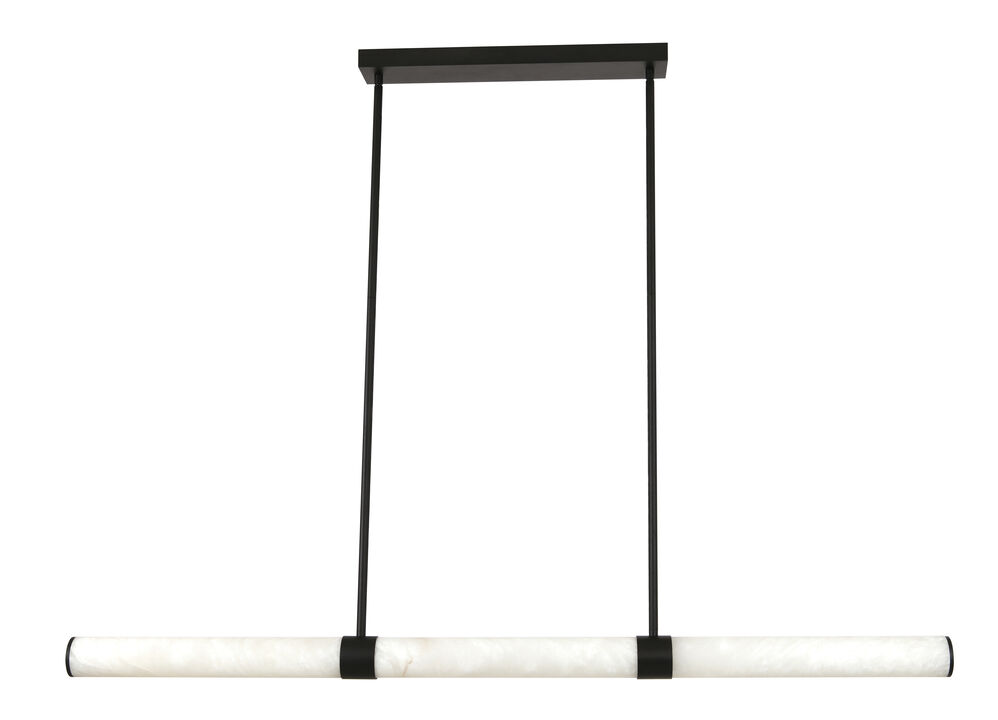 Beacon Lighting Luella Alabaster Linear Pendant Light LED Kitchen Island Pendant