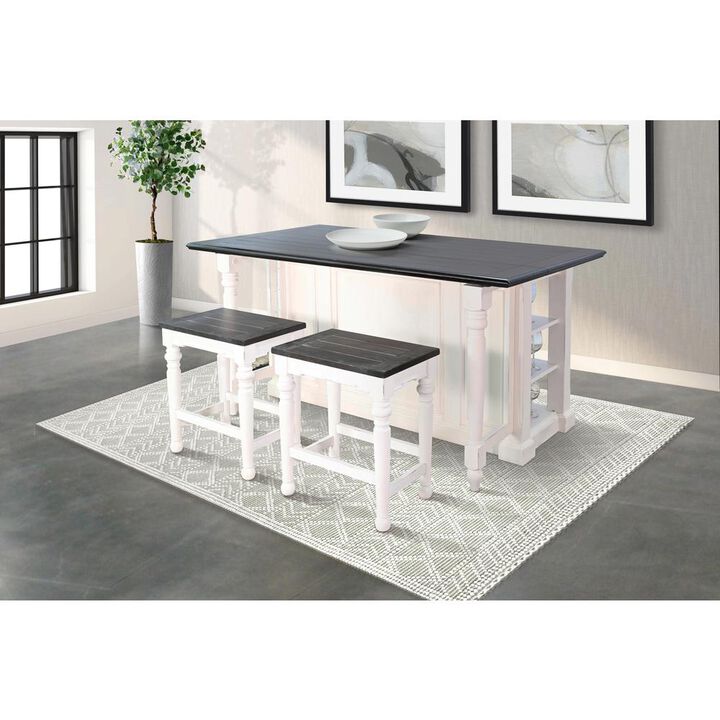 Sunny Designs Carriage House Kitchen Island, 13 Drop Leaf