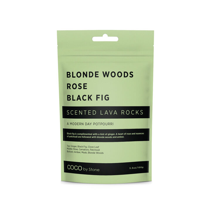 Scented Lava Rocks - Blonde Woods, Rose, Black Fig
