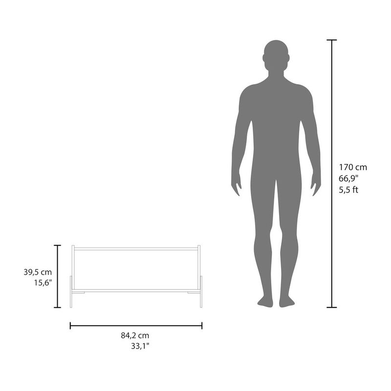 Tuhome Shan Coffee Table White MDF